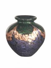  PG80133 - 4.5X4.5 MARDI GRAS VASE