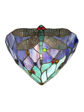  TW12062 - Downy Dragonfly Jewel Tiffany Wall Sconce