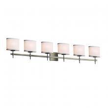  FAB-8416-30-WHTE-NCKL - Union 6-Light Bath Bar