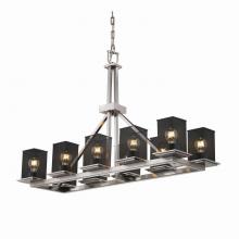  MSH-8650-15-NCKL - Montana 10-Light Rectangular Ring Chandelier