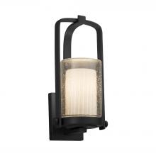 Justice Design Group FSN-7581W-10-RBON-MBLK-LED1-700 - Atlantic Small Outdoor LED Wall Sconce