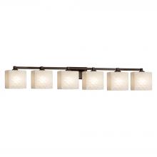  FSN-8436-55-WEVE-DBRZ - Regency 6-Light Bath Bar