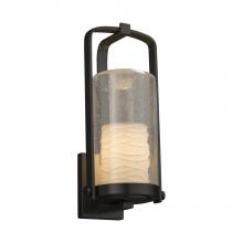  POR-7584W-10-WAVE-MBLK-LED1-700 - Atlantic Large Outdoor LED Wall Sconce