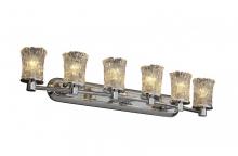  GLA-8516-16-AMBR-NCKL - Rondo 6-Light Bath Bar