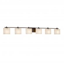  PNA-8446-55-PLET-DBRZ-LED6-4200 - Era 6-Light LED Bath Bar