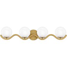  SRI8631AB - Spherical 4-Light Aged Brass Bath Light