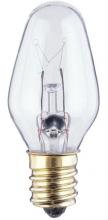  3720200 - 7W C7 Incandescent Clear E12 (Candelabra) Base, 120 Volt, Card, 4-Pack