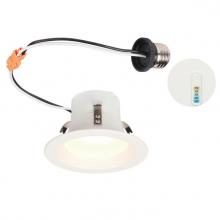  5235000 - 10W Recessed LED Downlight with Color Temperature Selection 4 in. Dimmable 2700K, 3000K, 3500K,