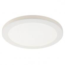 Westinghouse 6133300 - 12 in. 22W LED Flush with Color Temperature Selection White Finish White Acrylic Shade