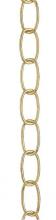  7007000 - 3' 11 Gauge Fixture Chain Polished Brass Finish