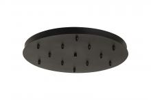  126-BK - 12 Light Round Multi Port Canopy