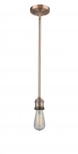  200S-AC - Bare Bulb 1 Light Mini Pendant