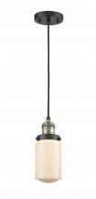  201C-BAB-G311-LED - Dover - 1 Light - 5 inch - Black Antique Brass - Cord hung - Mini Pendant