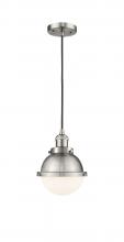  201C-SN-HFS-61-SN-LED - Hampden - 1 Light - 7 inch - Brushed Satin Nickel - Cord hung - Mini Pendant