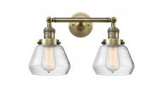  208-AB-G172-LED - Fulton - 2 Light - 17 inch - Antique Brass - Bath Vanity Light