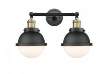  208-BAB-HFS-61-BK - Hampden - 2 Light - 18 inch - Black Antique Brass - Bath Vanity Light