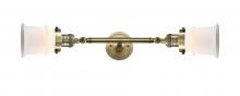  208L-AB-G181S-LED - Canton - 2 Light - 6 inch - Antique Brass - Bath Vanity Light