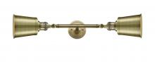  208L-AB-M9-AB-LED - Addison - 2 Light - 5 inch - Antique Brass - Bath Vanity Light