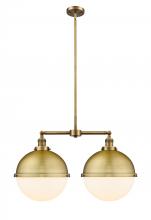  209-BB-HFS-121-BB - Hampden - 2 Light - 18 inch - Brushed Brass - Stem Hung - Island Light