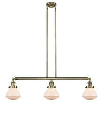  213-AB-G321-LED - Olean - 3 Light - 39 inch - Antique Brass - Stem Hung - Island Light