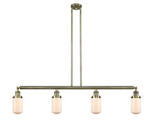  214-AB-G311 - Dover - 4 Light - 49 inch - Antique Brass - Stem Hung - Island Light