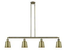  214-AB-M9-AB - Addison - 4 Light - 50 inch - Antique Brass - Stem Hung - Island Light