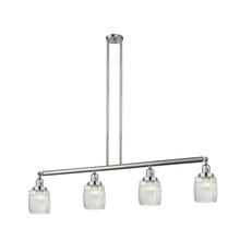  214-SN-G302 - Colton - 4 Light - 50 inch - Brushed Satin Nickel - Stem Hung - Island Light