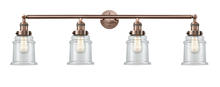  215-AC-G182 - Canton - 4 Light - 42 inch - Antique Copper - Bath Vanity Light