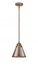  288-1S-AC-M13-AC - Appalachian - 1 Light - 8 inch - Antique Copper - Cord hung - Mini Pendant