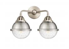  288-2W-SN-HFS-64-SN-LED - Hampden - 2 Light - 15 inch - Brushed Satin Nickel - Bath Vanity Light