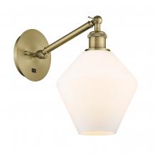  317-1W-AB-G651-8-LED - Cindyrella - 1 Light - 8 inch - Antique Brass - Sconce