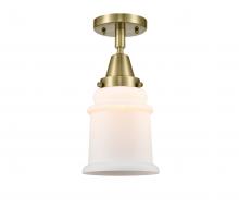  447-1C-AB-G181-LED - Canton - 1 Light - 6 inch - Antique Brass - Flush Mount