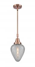  447-1S-AC-G165-LED - Geneseo - 1 Light - 7 inch - Antique Copper - Mini Pendant