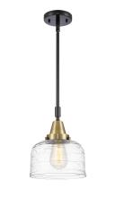  447-1S-BAB-G713-LED - Bell - 1 Light - 8 inch - Black Antique Brass - Mini Pendant