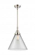  447-1S-PN-G42-L - Cone - 1 Light - 12 inch - Polished Nickel - Mini Pendant