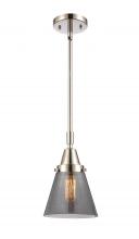  447-1S-PN-G63-LED - Cone - 1 Light - 6 inch - Polished Nickel - Mini Pendant