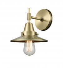  447-1W-AB-M4-AB-LED - Railroad - 1 Light - 8 inch - Antique Brass - Sconce