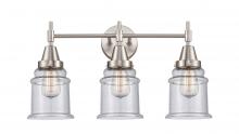  447-3W-SN-G184-LED - Canton - 3 Light - 24 inch - Satin Nickel - Bath Vanity Light