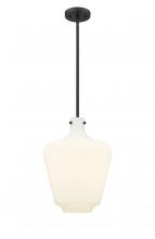  493-1S-BK-G501-12 - Norwalk - 1 Light - 12 inch - Matte Black - Stem hung - Mini Pendant