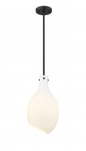  493-1S-BK-G551-9 - Norwalk - 1 Light - 9 inch - Matte Black - Stem hung - Mini Pendant