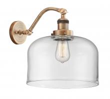 Innovations Lighting 515-1W-BB-G72-L - Bell - 1 Light - 12 inch - Brushed Brass - Adjustable Sconce
