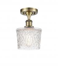 Innovations Lighting 516-1C-AB-G402-LED - Niagara - 1 Light - 7 inch - Antique Brass - Semi-Flush Mount