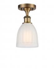Innovations Lighting 516-1C-BB-G441-LED - Brookfield - 1 Light - 6 inch - Brushed Brass - Semi-Flush Mount