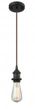  516-1P-OB-LED - Bare Bulb - 1 Light - 5 inch - Oil Rubbed Bronze - Cord hung - Mini Pendant