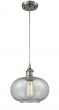  516-1P-SN-G247-LED - Gorham - 1 Light - 10 inch - Brushed Satin Nickel - Cord hung - Mini Pendant