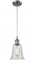  516-1P-SN-G2812-LED - Hanover - 1 Light - 6 inch - Brushed Satin Nickel - Cord hung - Mini Pendant