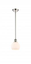  516-1S-PN-G121-6-LED - Athens - 1 Light - 6 inch - Polished Nickel - Mini Pendant