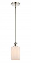  516-1S-PN-G341-LED - Hadley - 1 Light - 5 inch - Polished Nickel - Mini Pendant