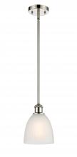  516-1S-PN-G381-LED - Castile - 1 Light - 6 inch - Polished Nickel - Mini Pendant