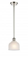  516-1S-PN-G411-LED - Dayton - 1 Light - 6 inch - Polished Nickel - Mini Pendant